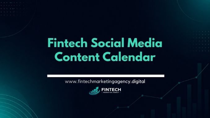 Fintech social media content calendar planning and compliance workflow